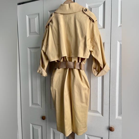 Club Monaco Trench Coat Sz Small - Picture 8 of 11